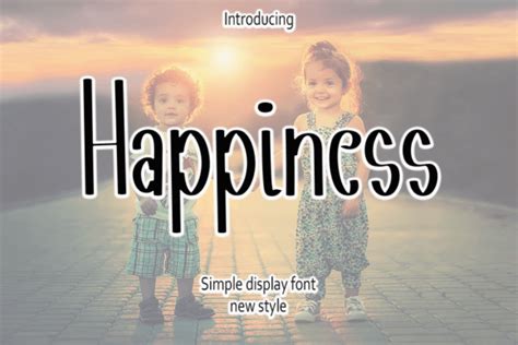 Happiness Font By Millea Creative · Creative Fabrica