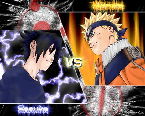 Ya udah deh bikin wkwkwk. WallpapersKu: Naruto vs Sasuke Wallpapers