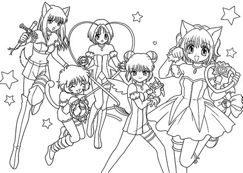 Anime Printable Coloring Pages