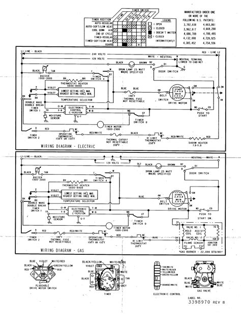 Kenmore Dryer Schematic Diagram