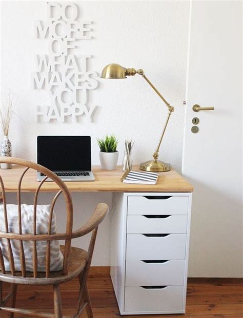 Diy Desk For Two Using Ikea Alex Drawer A Wooden Countertop Easy