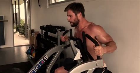You Might Need Time After Watching Chris Hemsworths Incredible Workout