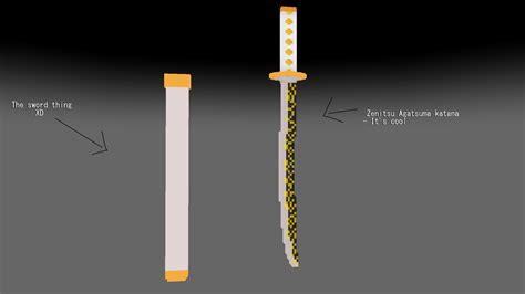 Nitirin blade press and hold to use various breaths! Zenitsu - Demon Slayer - Rigs - Mine-imator forums