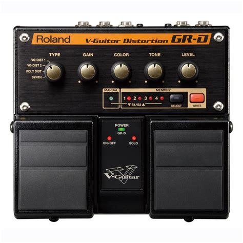 Disc Roland Gr D V Guitar Distortion Effects Pedal At Gear4music