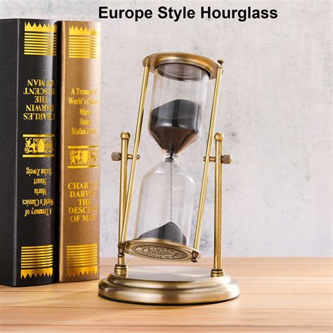 Buy Suliao Antique 60 Minute Hourglass 360° Revolving Sand Timer
