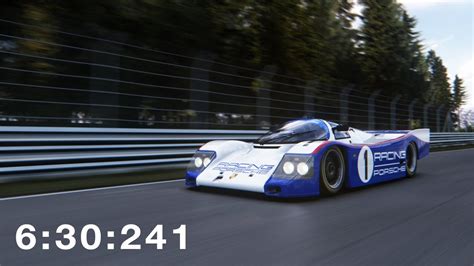 Raw Sound Porsche C Long Tail Lap On Nordschleife New Ppfilter And
