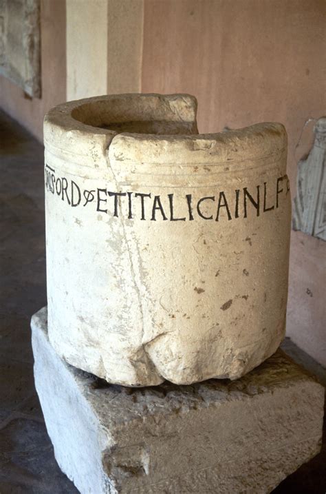 Early Christian Font Rome