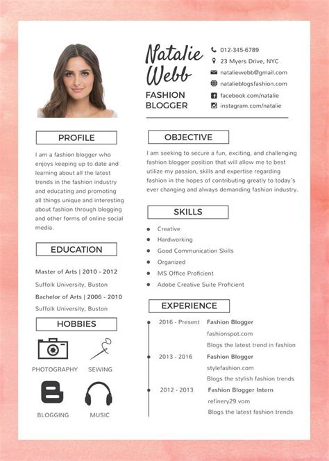 Cv is an abbreviation of curriculum vitae. Free Best Fashion Resume CV Template in Photoshop (PSD ...