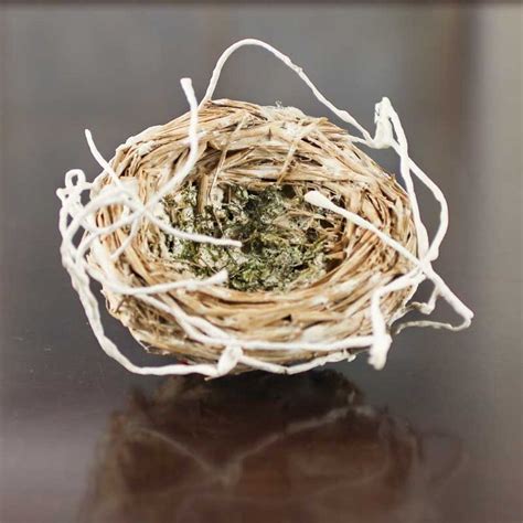 Natural Twig Wintry Bird Nest Artificial Birds And Nests Floral