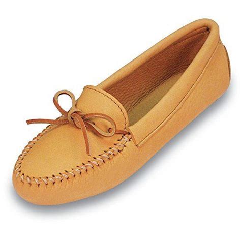 Minnetonka Womens Double Deerskin Softsole Moccasin Minnetonka Moccasin Deer Skin Moccasins