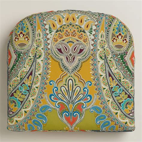 Find the perfect outdoor cushions and cushion covers at spotlight. Venice Paisley Gusseted Outdoor Chair Cushion | World ...