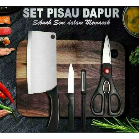 Stainless steel adalah bahan yang terbuat dari campuran besi dan mengandung bahan anti korosi. Jual Pisau Dapur Set Bahan Stainless Steel 4 in 1 Pencacah ...