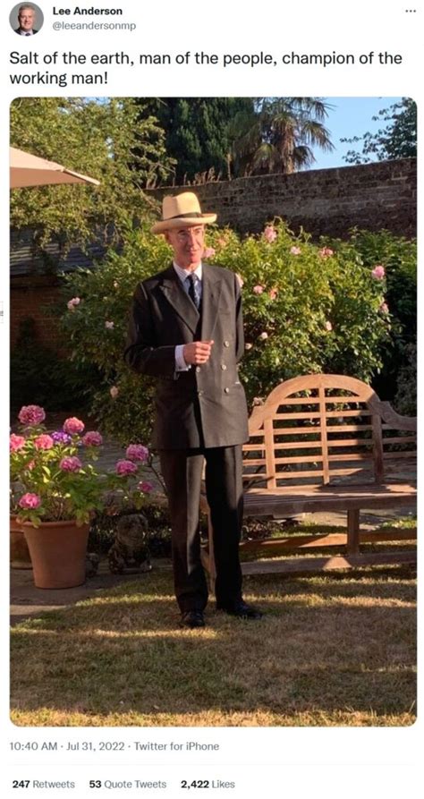 18 Funniest Things People Said About This Photo Of Jacob Rees Mogg The Poke