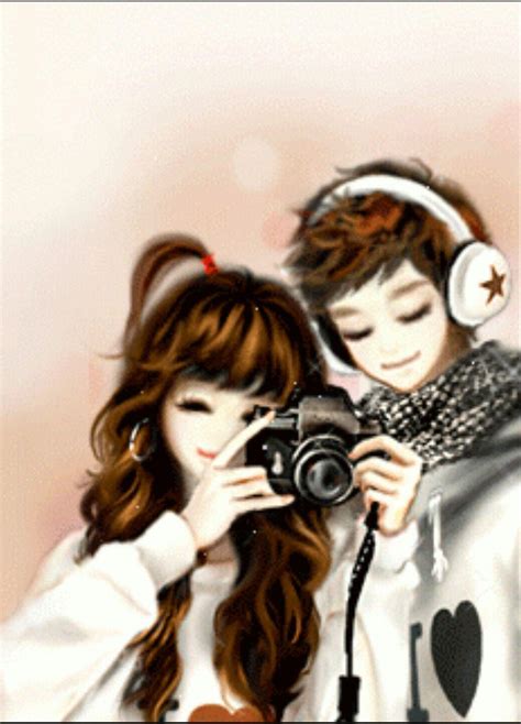 20 Trend Terbaru Cute Korean Anime Couple Wallpaper Angela Ligouri