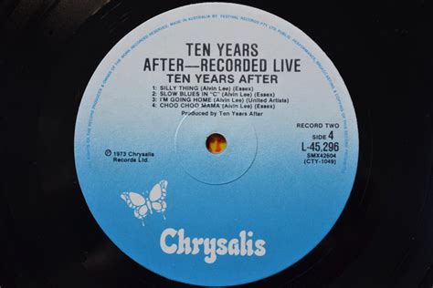 Ten Years After Recorded Live 2lp Vinyl Rockstuff