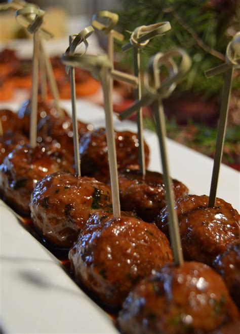 Meatballs With Spicy Glaze Appetizer Recipes Frozen Appetizers Food