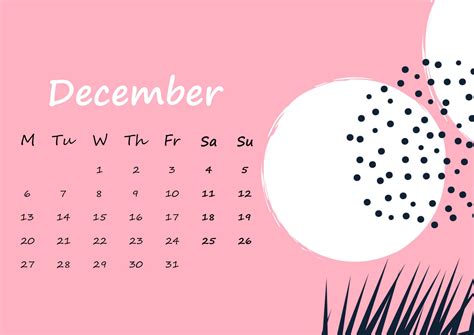 Floral Printable Calendar For December 2021 Free Printable Calendar