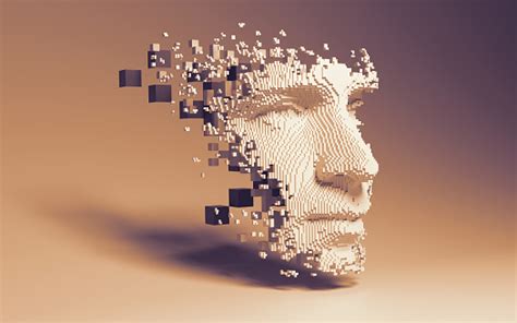 Abstract Digital Human Face Stock Photo Download Image Now Istock