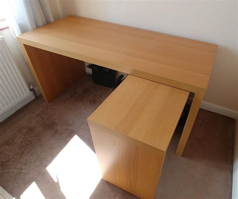 Ikea Malm Oak Desk With Pull Out Station In S21 Derbyshire For £4000