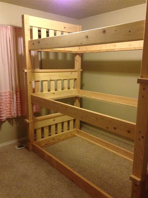 Simple Bunk Bed Triple Bunk Ana White