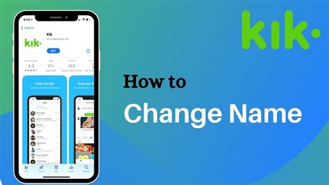 How To Change Your Kik Display Username Change Kik Messenger Youtube