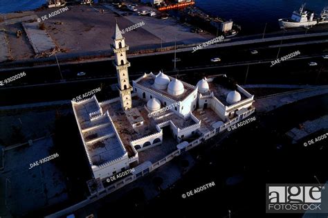 Aerial View Of Al Shaab Al Dahman Mosque Destroyed In 2012 Tripoli