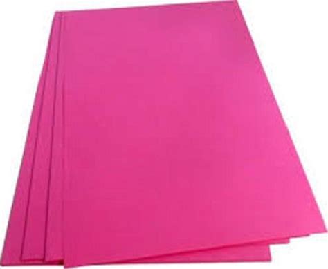 Embossing Smooth Surface And Glossy Rectangular Pink A4 Size Paper For