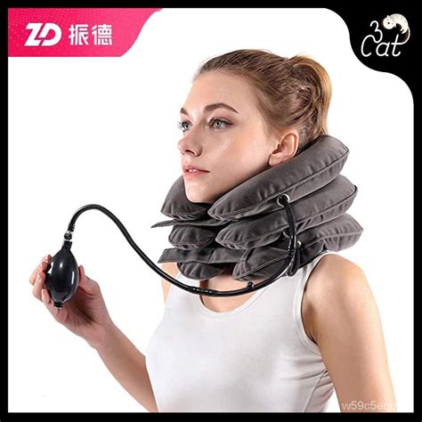 Threecat Zd Cervical Traction Device Instant Neck Pain Relief Neck Physiotherapy Chiropractors