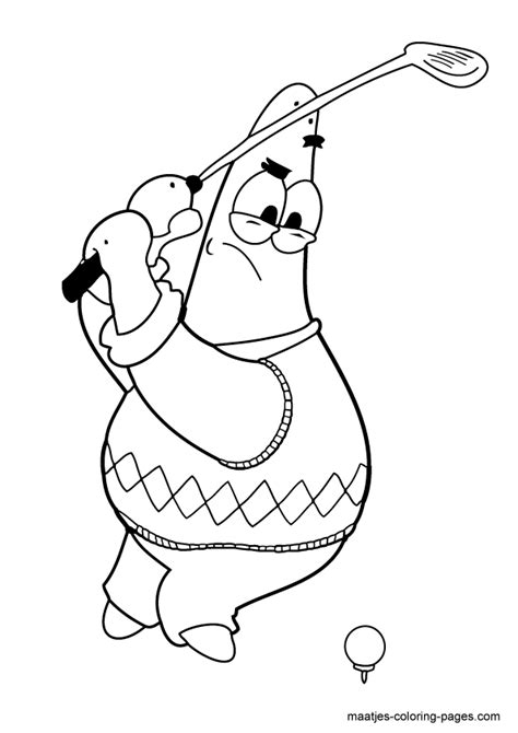 Wedding dress princess coloring pages. Patrick Star coloring pages