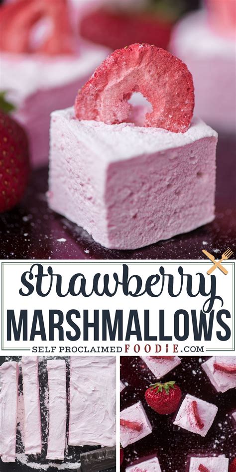 Homemade Marshmallows Are A Real Treat And These Strawberry