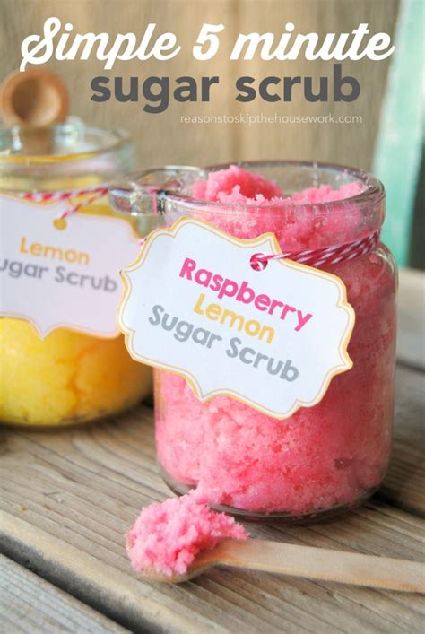 These sweet diy flowers won't fade after mother's day. Simple 5 minute Sugar Scrub Recipes - BigDIYIdeas.com