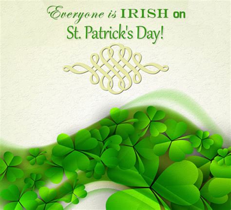 St Patricks Day Everyone Is Irish Free Irish Blessings Ecards 123