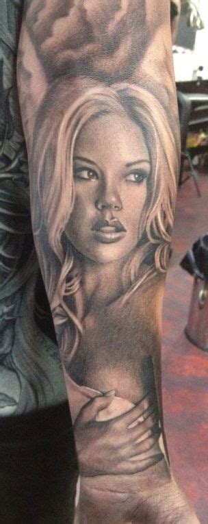 Black And Grey Portrait Tattoo This Is One Of The Best Ive Seen