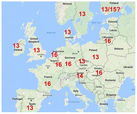 Hodnost Vstupné Vetchý Age Of Consent Europe Map Mateřská škola Všechno Pláž