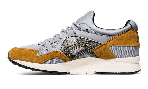 Constructed with nylon on the uppers, suede on the overlays and textile lining. アシックス タイガー ゲルライト 5 "ピエモンテグレー/ブラック" (ASICS TIGER GEL-LYTE V ...