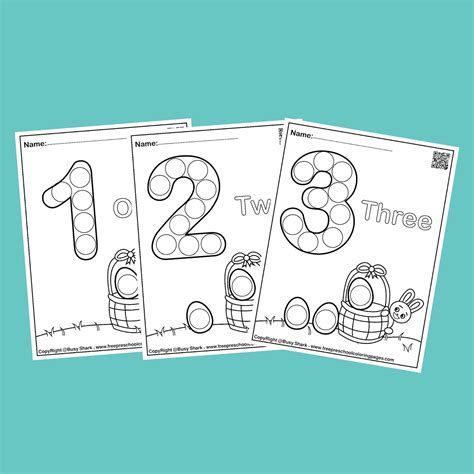 Children can get imaginative and colourful with our free colouring pages of easter eggs decorated with bunnies, chicks, stars and flowers. 50+ Free Numbers preschool coloring pages