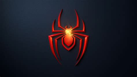 Marvels Spider Man Miles Morales Logo Wallpapers Wallpaper Cave