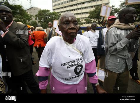 Nairobi Kenya 16th July 2015 Survivors And Relatives Of Victims Of