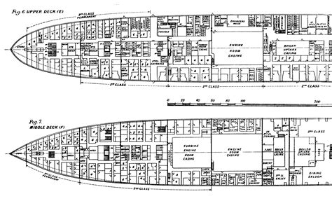 Titanic Deck Plans Blueprints Upper Middle Decks Left Home Building Hot Sex Picture