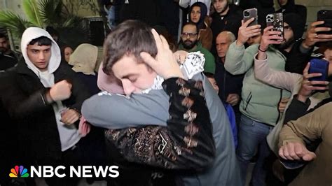 Tears Of Joy As Palestinian Teen Returns Home After Being Freed From