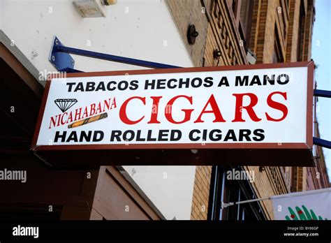 Ybor City Spanish Culture Center In Tampa Florida Selling Cigars Stock