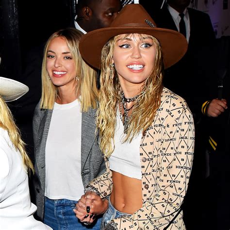 miley cyrus and kaitlynn carter s pda filled vma day pics us weekly