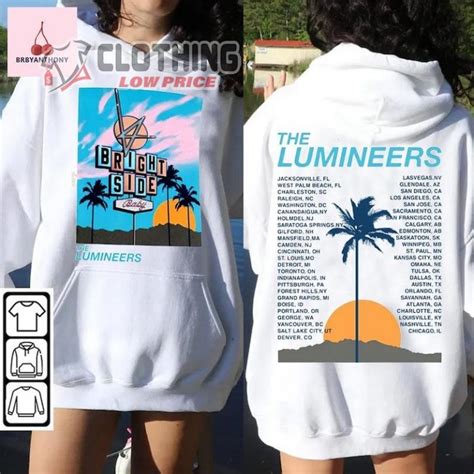 The Lumineers Brightside World Tour 2023 Merch The Lumineers Line Up Uk