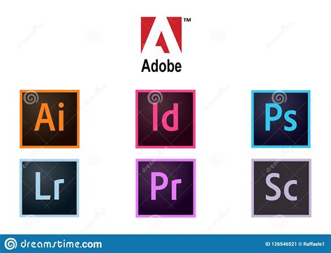 An easy way to import a logo created in adobe illustrator or a graphic from adobe photoshop is to bring it into premiere pro just like any other media. Adobe collection of logos editorial photo. Illustration of ...