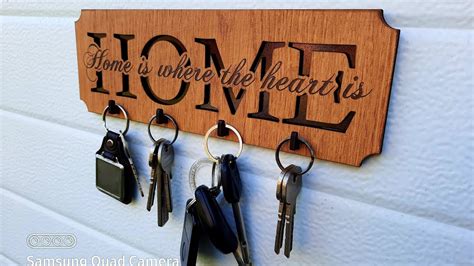How To Make Home Key Holder With Laser Cutter 5 Minutes Easy Project