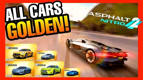 Asphalt Nitro All Cars Golden Asphalt Nitro Beta Completed