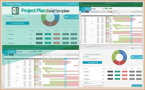 Project Plan Template Excel Gantt Sample Templates