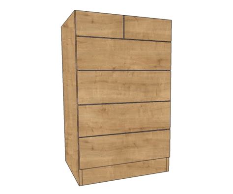 The range has a huge variety of chests in various sizes, in many finishes, suitable for all budgets and in a style you want! 900 Chest of Drawers Unit, 2 Shallow & 4 Deep drawers