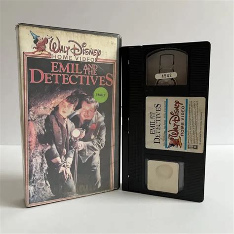 Walt Disney Home Video Emil And The Detectives Rare Vhs White Clamshell My XXX Hot Girl