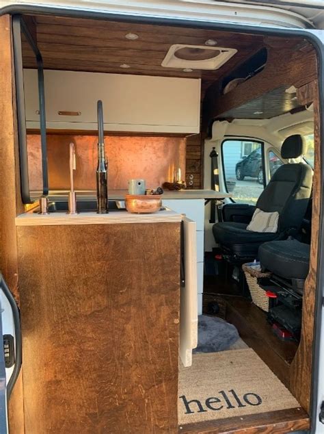 This Van Was Converted Into A Beautiful Off Grid Tiny Home On Wheels